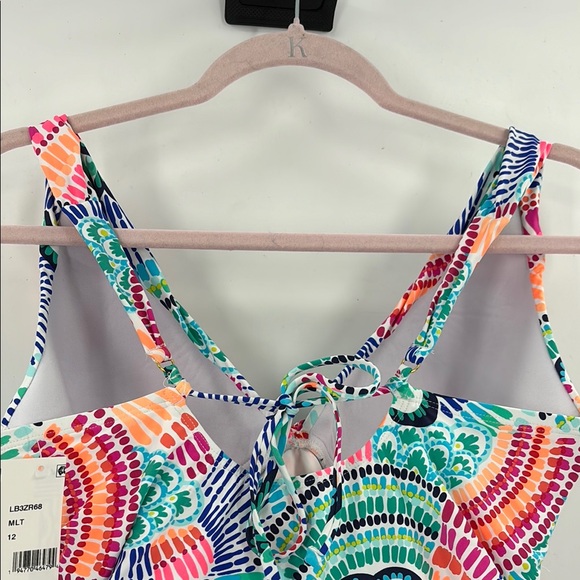 La Blanca Multicolor Swim Top - Picture 3 of 6